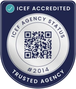 ICEF ACCREDITED. TRUSTED AGENCY