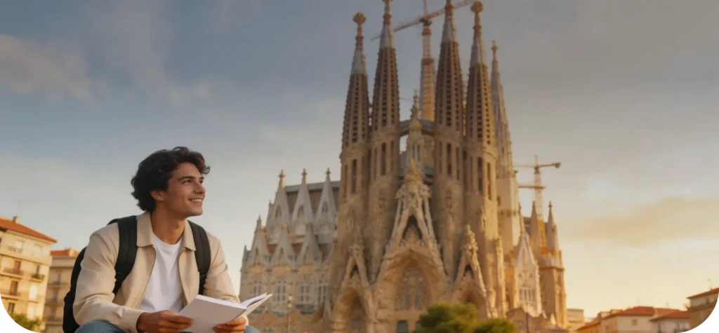 Estudiante de intercambio en España