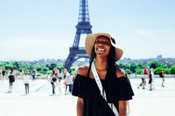 Estudiante de Grasshoper feliz en francia 